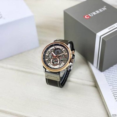 Curren 8380 Cuprum-Silver-Brown