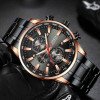 Чоловічий годинник Curren 8351 Black-Cuprum фото 3