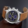 Чоловічий годинник Skmei 2051SIBN Silver-Brown фото 5