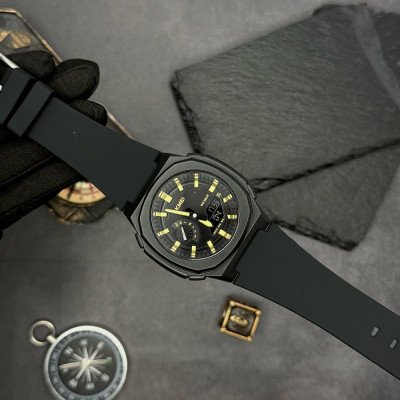 Мужские часы Skmei 2091BKGDBK Black-Gold-Black