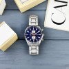 Мужские часы Curren 8351 Silver-Blue фото 5