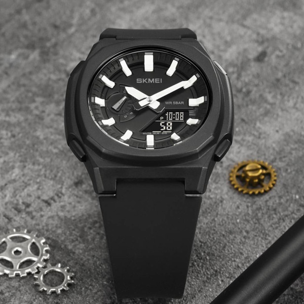 Мужские часы Skmei 2091BKWTBK Black-White-Black фото 5