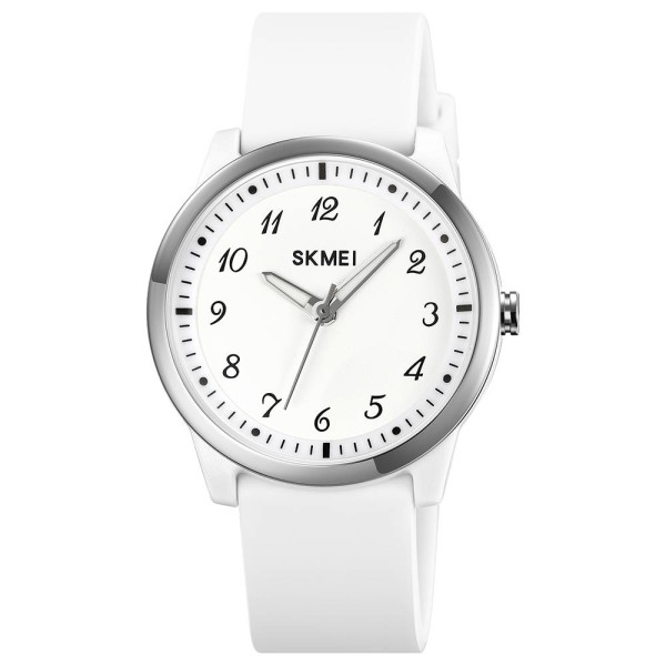 Жіночий годинник Skmei 2008WT-AC White Numbers фото 1