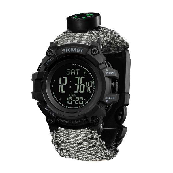 Мужские часы Skmei 1356ACUPK ACU Tactic Compass фото 1