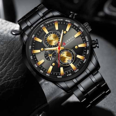 Curren 8351 Black-Gold
