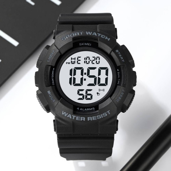 Чоловічий годинник Skmei 2081BKWT Black-White фото 4