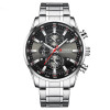 Чоловічий годинник Curren 8351 Silver-Black фото 2