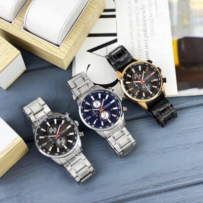 Curren 8351 Silver-Black