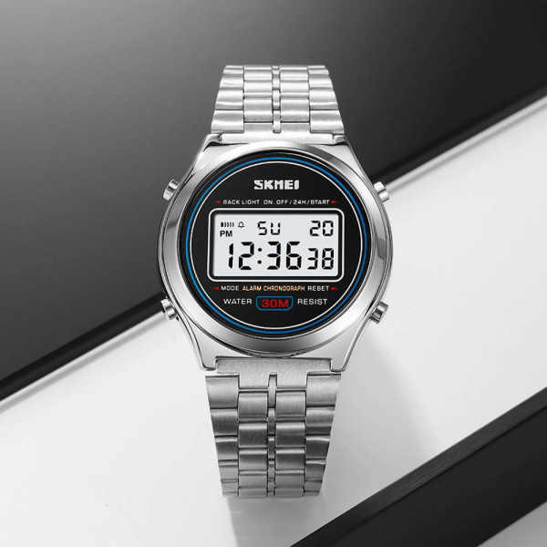 Чоловічий годинник Skmei 2146SI Silver фото 4