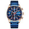 Мужские часы Curren 8351 Blue-Cuprum фото 2