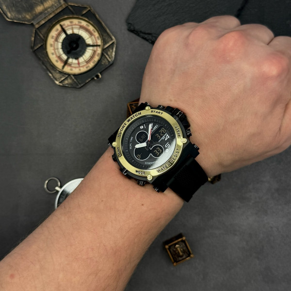 Мужские часы Skmei 2065BKGD Black-Gold фото 6