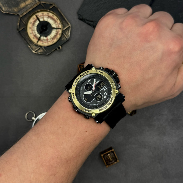 Мужские часы Skmei 2065BKGD Black-Gold фото 4