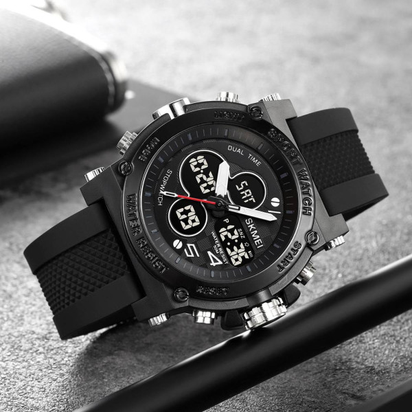 Чоловічий годинник Skmei 2065BKBK Black-Black фото 4
