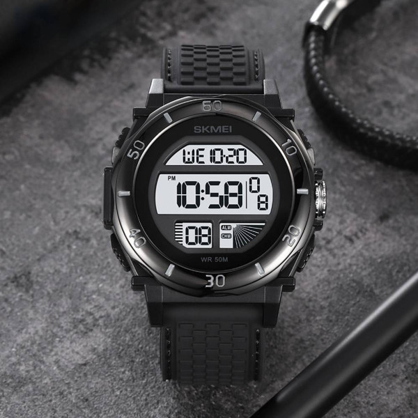 Чоловічий годинник Skmei 2099BKWT Black-White фото 4