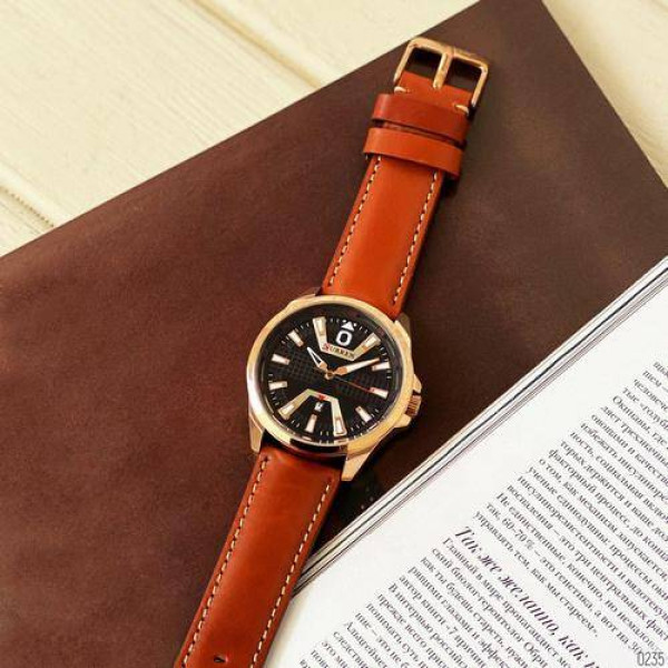 Мужские часы Curren 8379 Cuprum-Black-Brown фото 5