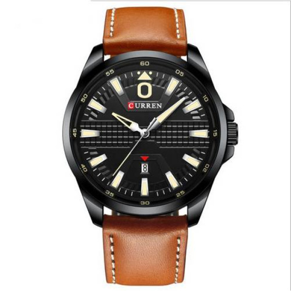 Мужские часы Curren 8379 Black-Brown фото 1