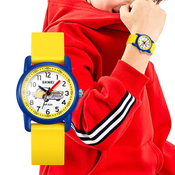 Детские часы Skmei 2157YLBU Yellow-Blue фото 4