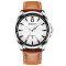 Curren 8379 Silver-White-Brown