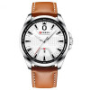 Чоловічий годинник Curren 8379 Silver-White-Brown фото 2