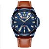 Чоловічий годинник Curren 8379 Blue-Brown фото 2