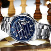 Чоловічий годинник Curren 8375 Silver-Blue фото 3