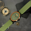 Жіночий годинник Skmei 2050AG Army Green фото 5