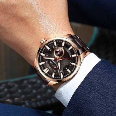 Curren 8372 Brown-Cuprum