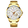 Мужские часы Curren 8372 Gold-White фото 2