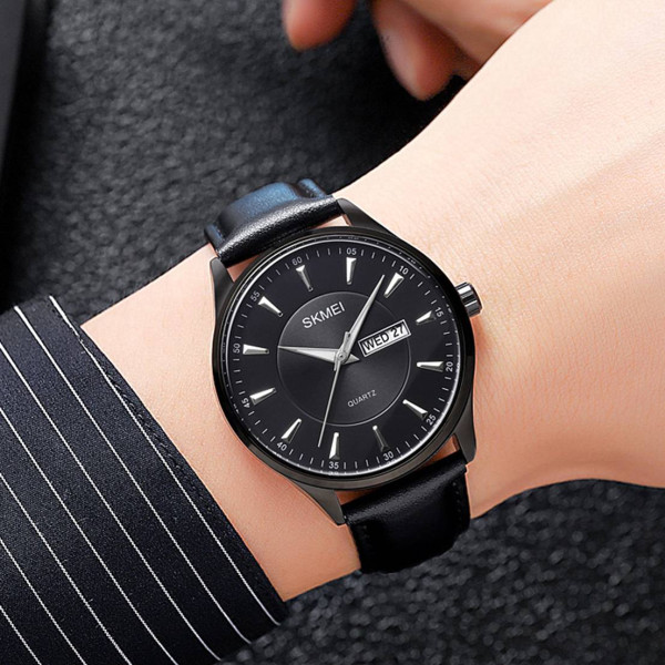 Мужские часы Skmei 2075BKBKSI Black-Black-Silver фото 4