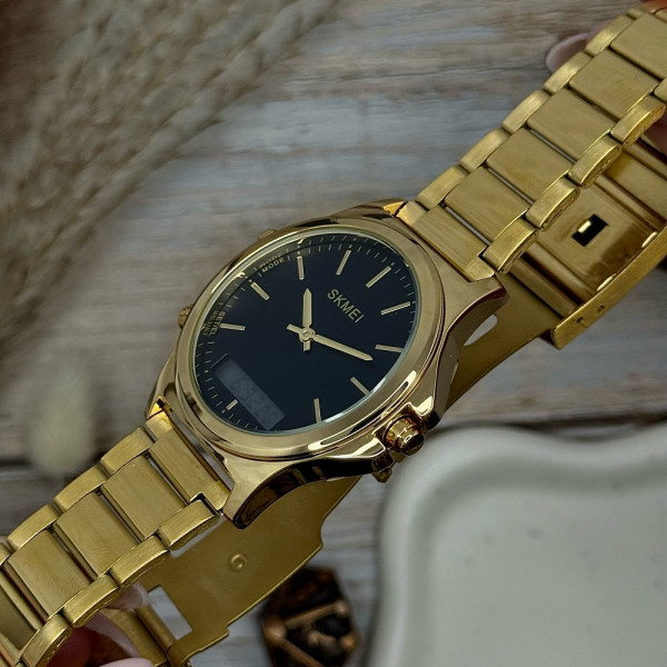 Женские часы Skmei 2120GDBK Gold-Black фото 7
