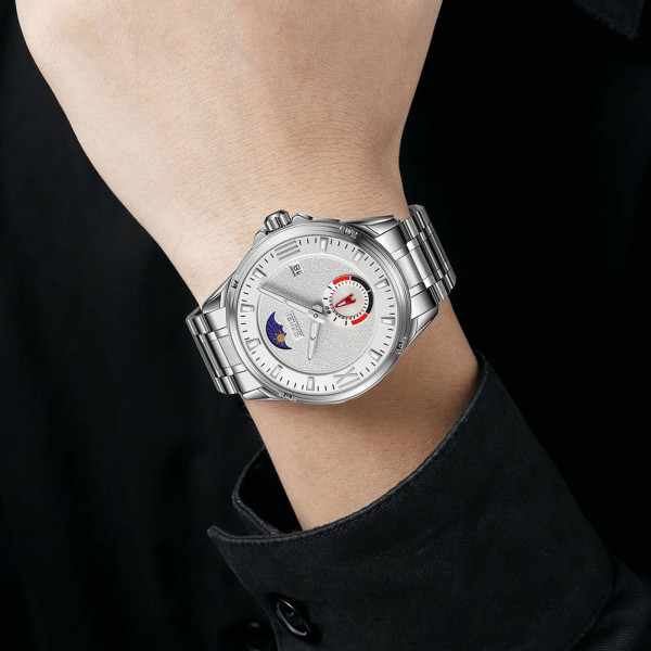 Чоловічий годинник Skmei 9326SISI Silver-Silver фото 4