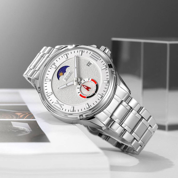 Чоловічий годинник Skmei 9326SISI Silver-Silver фото 5