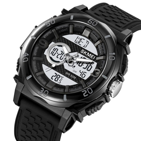 Мужские часы Skmei 2098BKWT Black-White фото 3