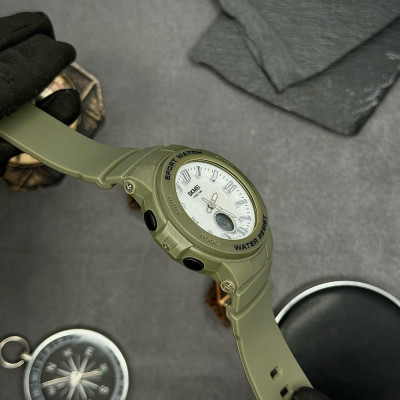 Женские часы Skmei 2125AG Army green