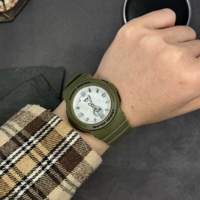 Женские часы Skmei 2125AG Army green