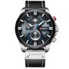 Чоловічий годинник Curren 8346 Silver-Black фото 2