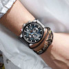 Чоловічий годинник Curren 8346 Silver-Black фото 3