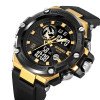 Чоловічий годинник Skmei 2119BKGD Black - Gold фото 3