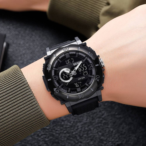 Чоловічий годинник Skmei 2098BKBK Black фото 4
