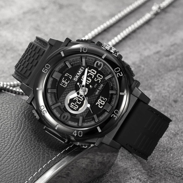 Чоловічий годинник Skmei 2098BKBK Black фото 6