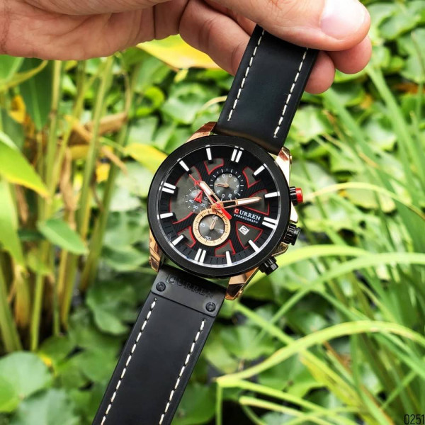 Мужские часы Curren 8346 Black-Cuprum фото 8