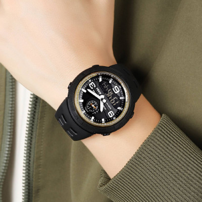 Чоловічий годинник Skmei 1655GDBK Gold-Black