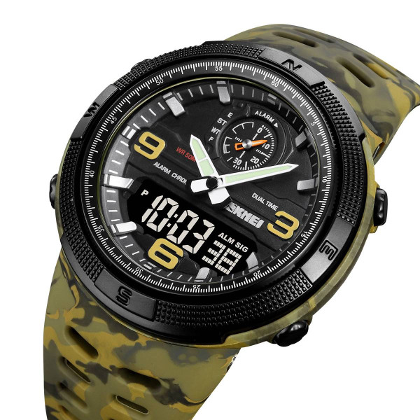 Мужские часы Skmei 1655CMGNBK Camo Green-Black фото 3