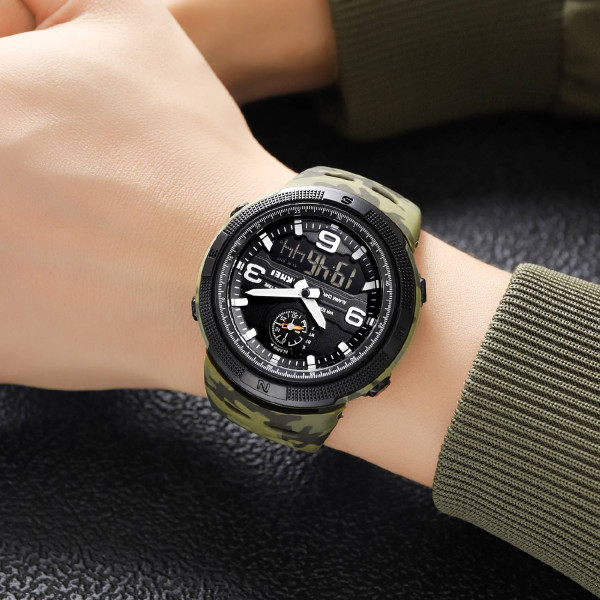 Мужские часы Skmei 1655CMGNBK Camo Green-Black фото 4