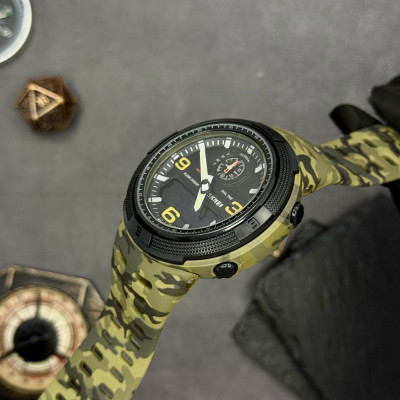 Мужские часы Skmei 1655CMGNBK Camo Green-Black