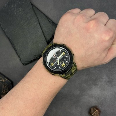 Мужские часы Skmei 1655CMGNBK Camo Green-Black