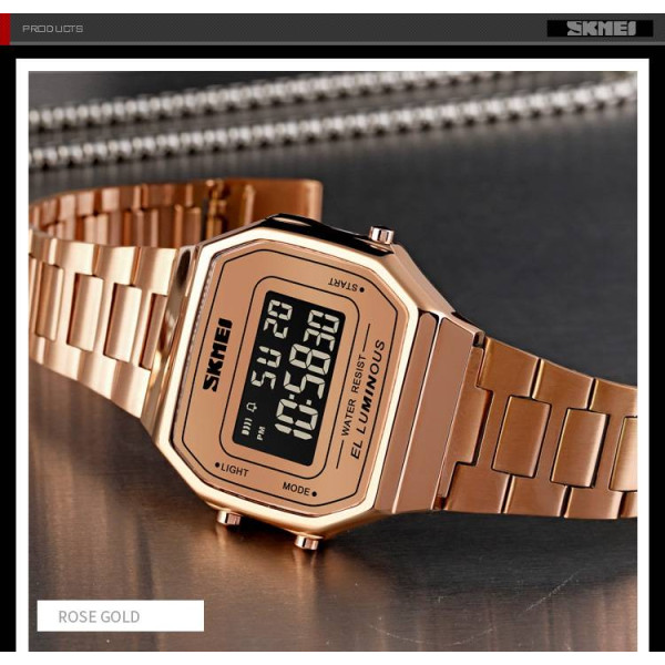 Жіночий годинник Skmei 1647RG Rose Gold фото 5
