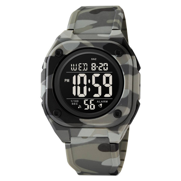 Мужские часы Skmei 2160CMGY Camo Grey фото 1