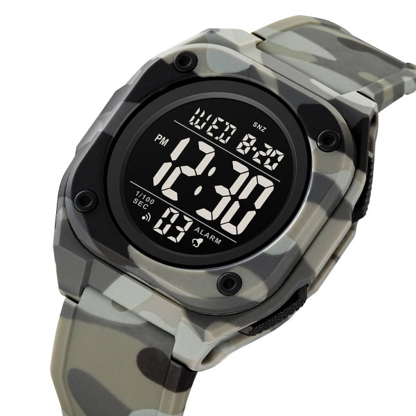Мужские часы Skmei 2160CMGY Camo Grey фото 3