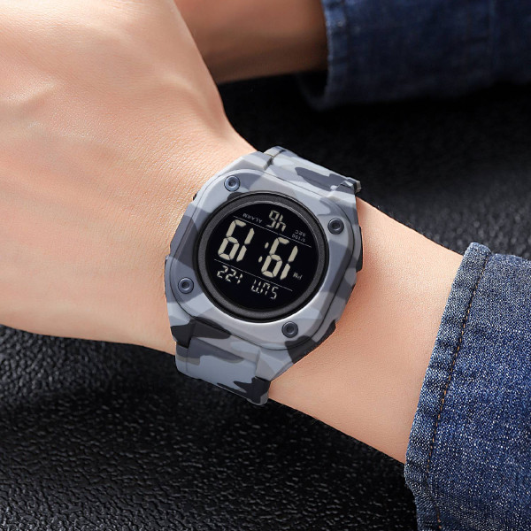 Мужские часы Skmei 2160CMGY Camo Grey фото 4